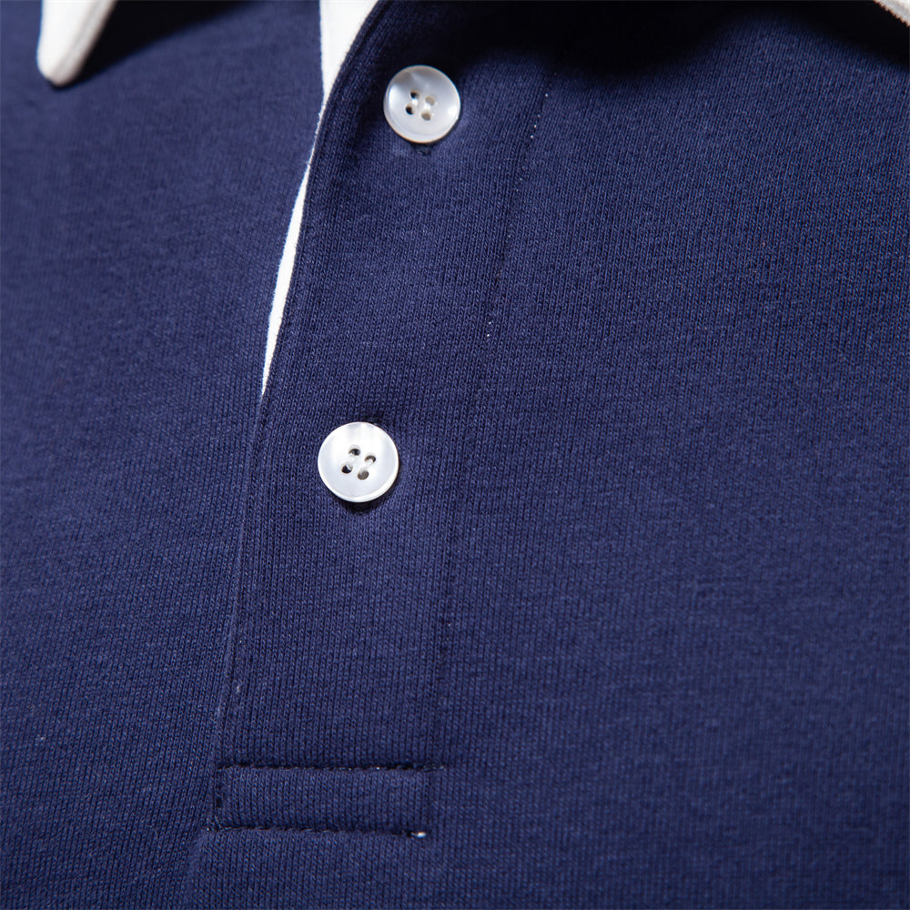 Evano Polo Longsleeve | Herenpolo met Lange Mouwen – Comfortabel & Luchtig