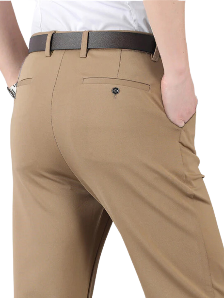 Mokum High-Waist Casual Pants | Heren Broek – Stretch & Tailored Fit