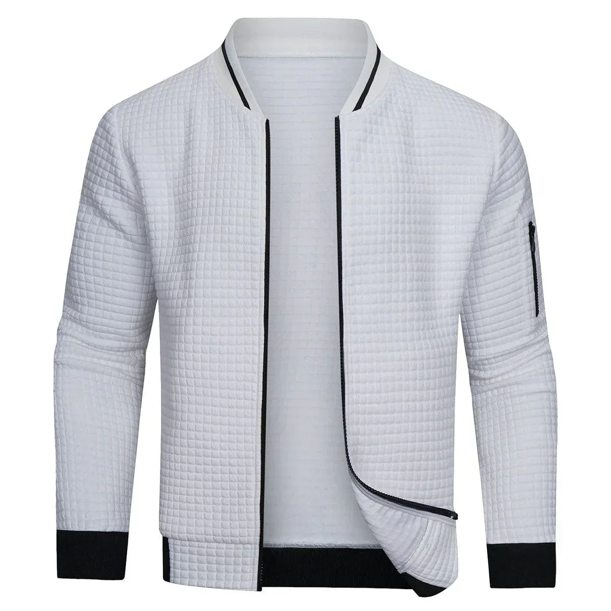 Dante Grid Bomber Jacket - Regular Fit Bomberjack | Mokum Amsterdam™