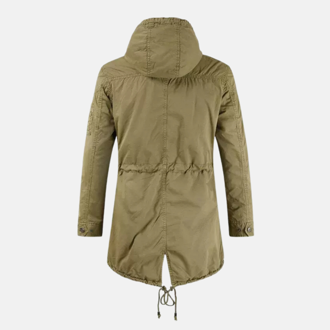 Mokum Heren Parka – Slim Fit Winterjas met Capuchon & Meerdere Zakken