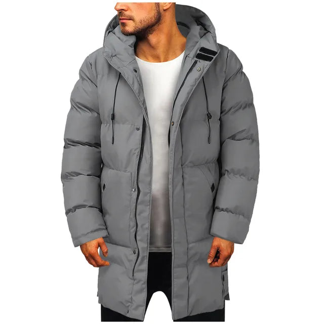 Arden Ridge gewatteerde heren parka met capuchon – voorkant