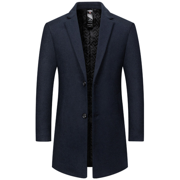 Arcton Prestige Long Trenchcoat heren voorkant met thermische voering