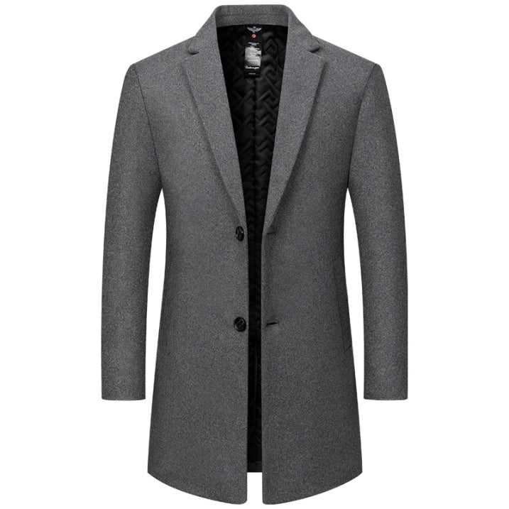 Arcton Prestige Long Trenchcoat voor Heren – Elegante Winterjas met Thermische Voering