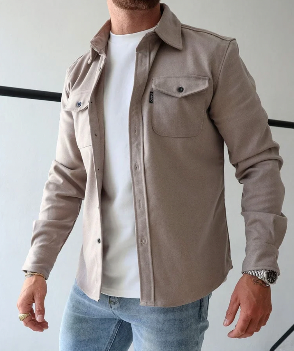 Miro Denim Overshirt | Heren Overshirt – Stijlvol & Casual Comfort
