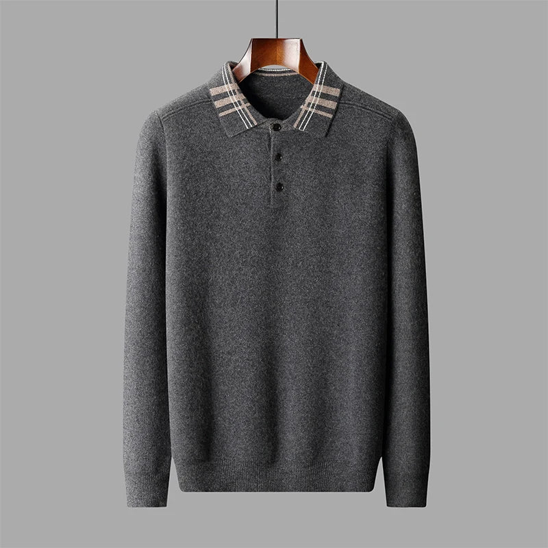 Matteo Elite Polo Sweater - Regular Fit | Mokum Amsterdam™