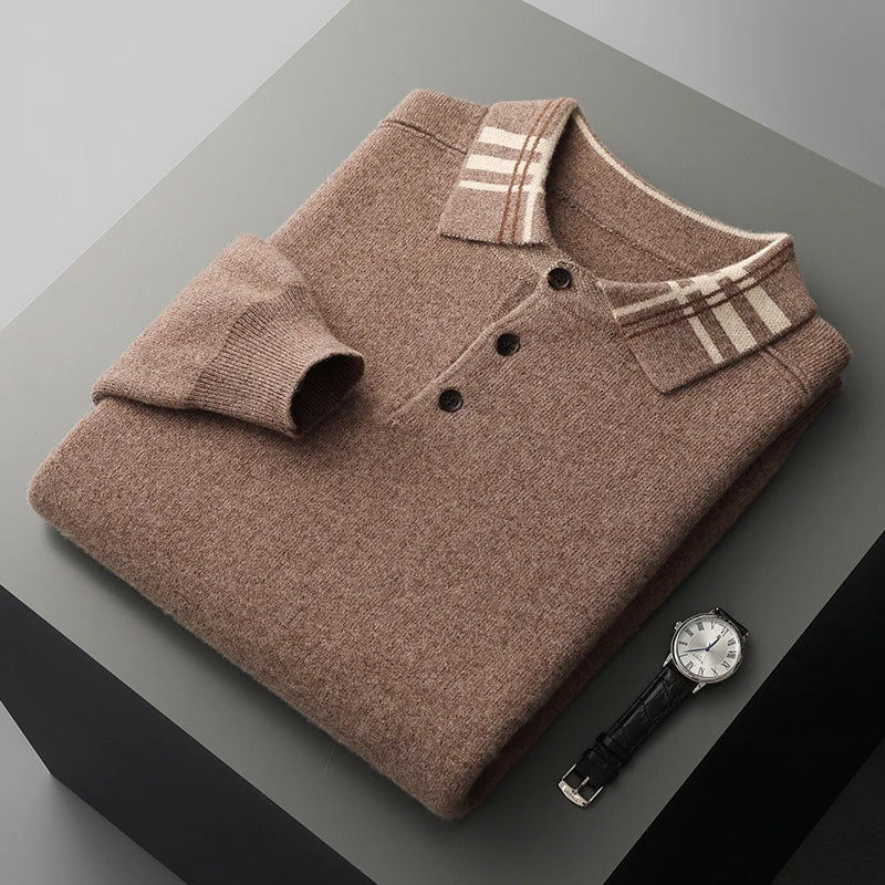 Matteo Elite Polo Sweater - Regular Fit | Mokum Amsterdam™