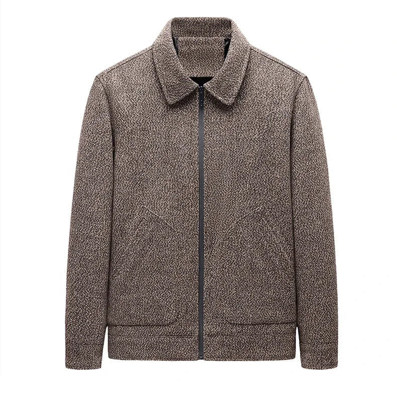 Dario Wool Collared Jacket - Relaxed Fit | Mokum Amsterdam™