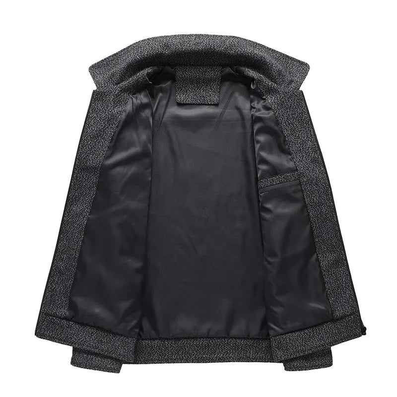 Dario Wool Collared Jacket - Relaxed Fit | Mokum Amsterdam™