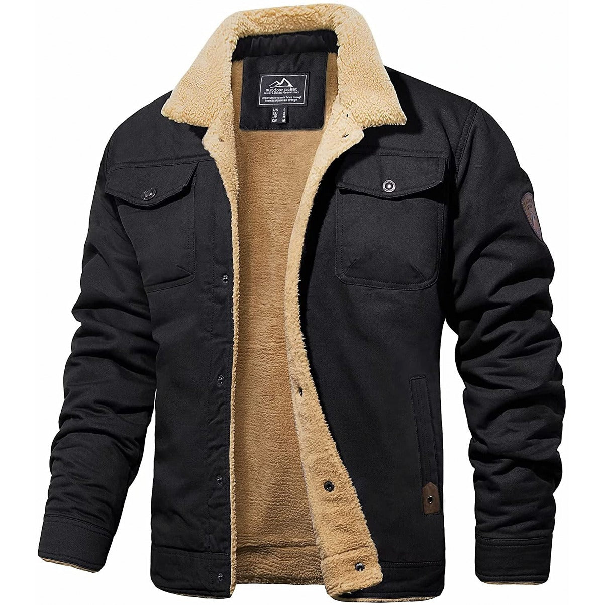 Carter Sherpa Trucker Jacket | Heren Trucker Jas – Sherpa Voering & Casual Outdoor Style