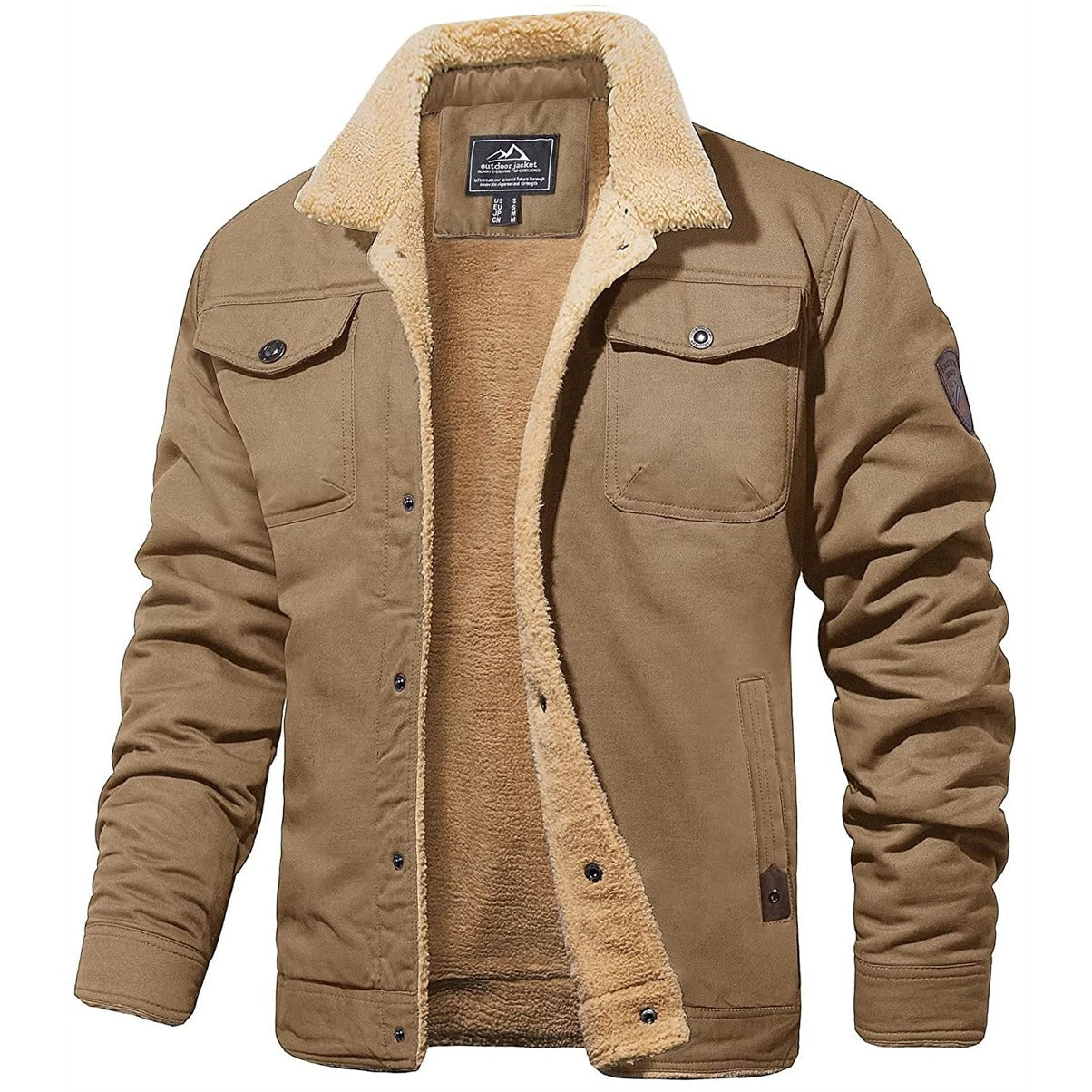Carter Sherpa Trucker Jacket | Heren Trucker Jas – Sherpa Voering & Casual Outdoor Style