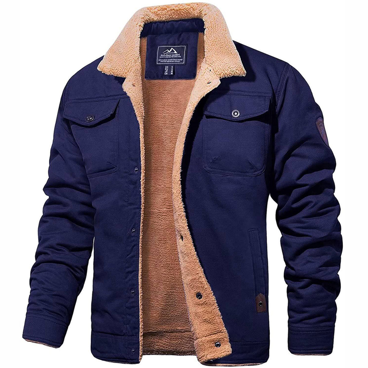 Carter Sherpa Trucker Jacket | Heren Trucker Jas – Sherpa Voering & Casual Outdoor Style
