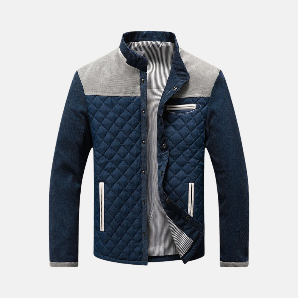 caspian hybrid puffer jacket slim fit heren – mokum amsterdam™
