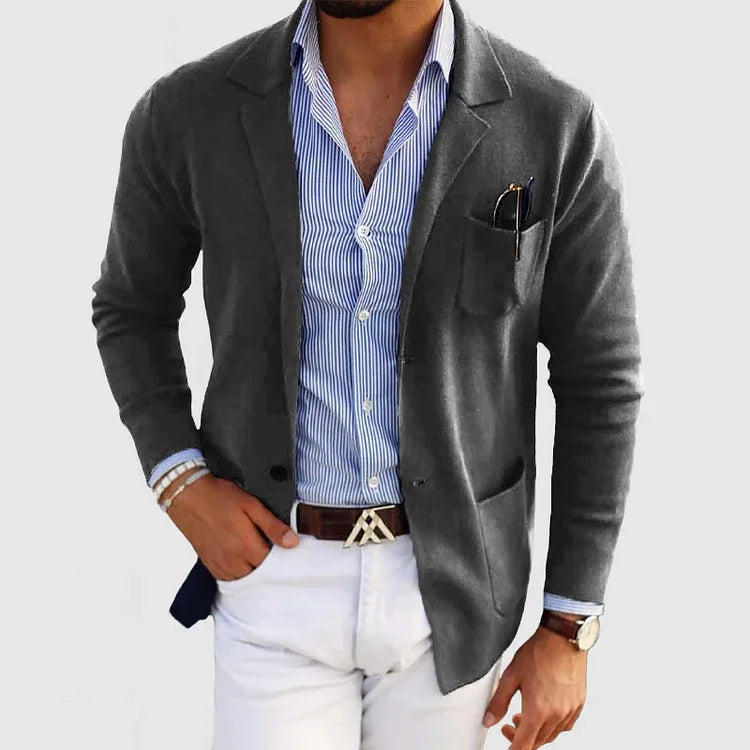 Alexander Slim Blazer | Heren Colbert – Modern Cut & Smart Casual Look