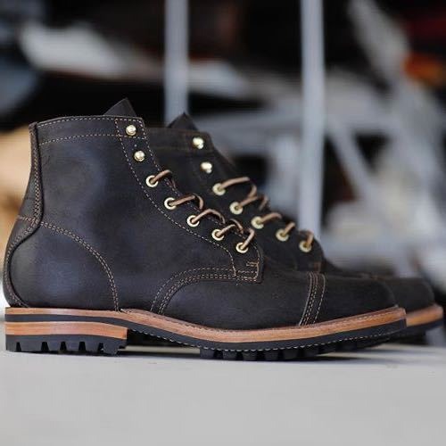 Jett Urban Leather Boots | Heren Enkelboots – Leren Bovenwerk, Vetersluiting & Cap-Toe